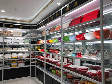 密胺餐具展廳實景
